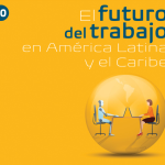 Imagen de una esfera con un robot y una persona trabajando en escritorios de frente, y el título del documento.