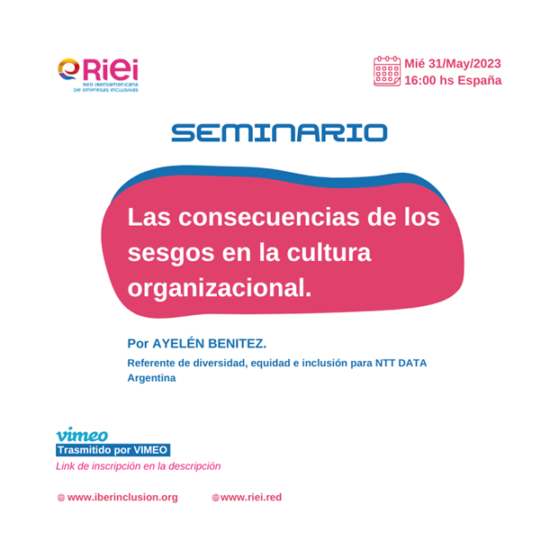 Webinar: “…sesgos en la cultura organizacional”